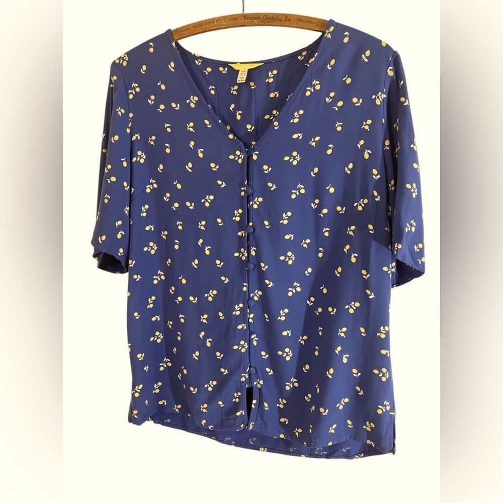 Joules Lemon Top Size Size 6 Fruit Quirky Retro Spring Summer
